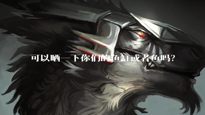 可以晒一下你们的鱼缸或者鱼吗？